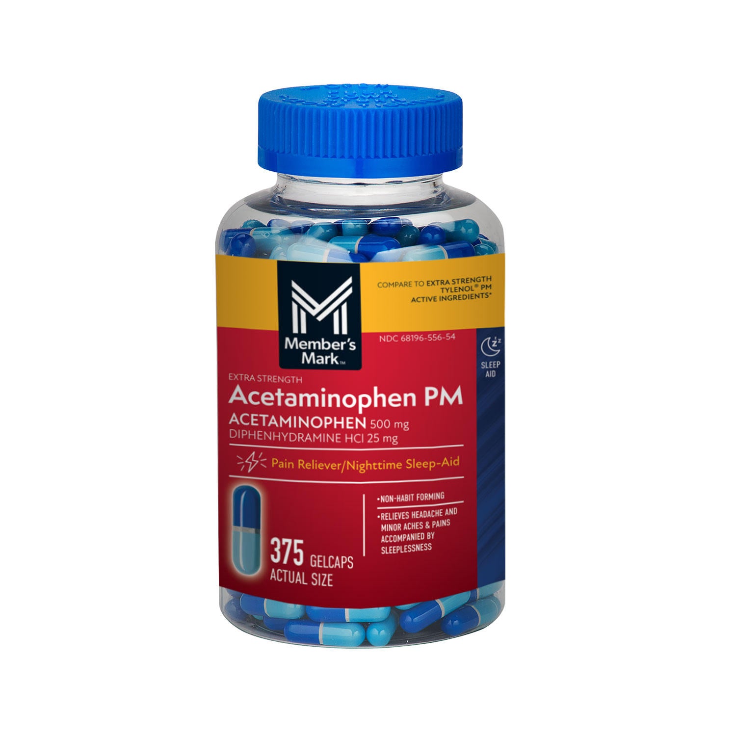 Member's Mark Acetaminophen PM Gelcaps (375 ct.)
