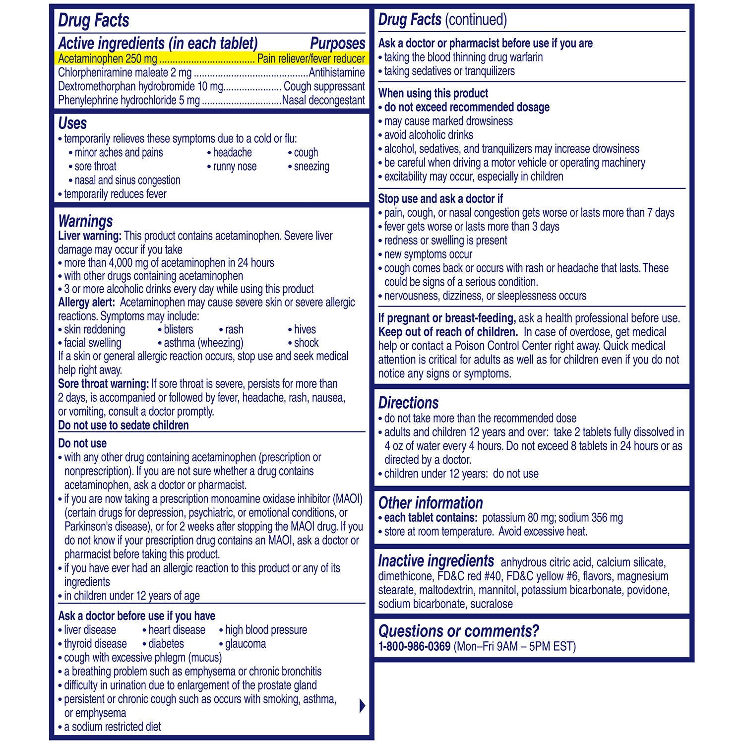 Alka-Seltzer Plus Severe Cold and Flu, Citrus (72 ct.)
