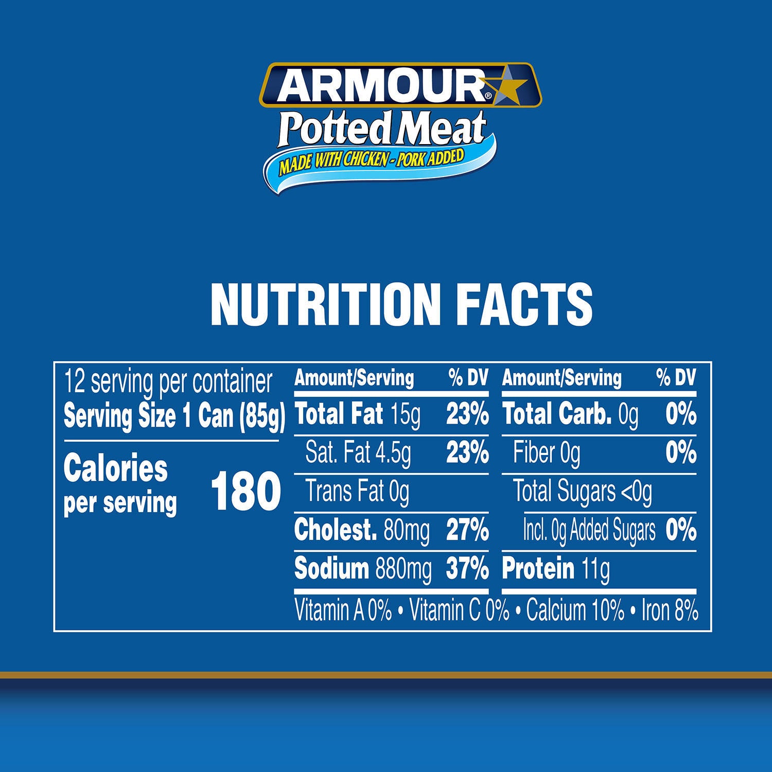 Armour Potted Meat Made With Chicken and Pork (3 oz., 12 ct.)