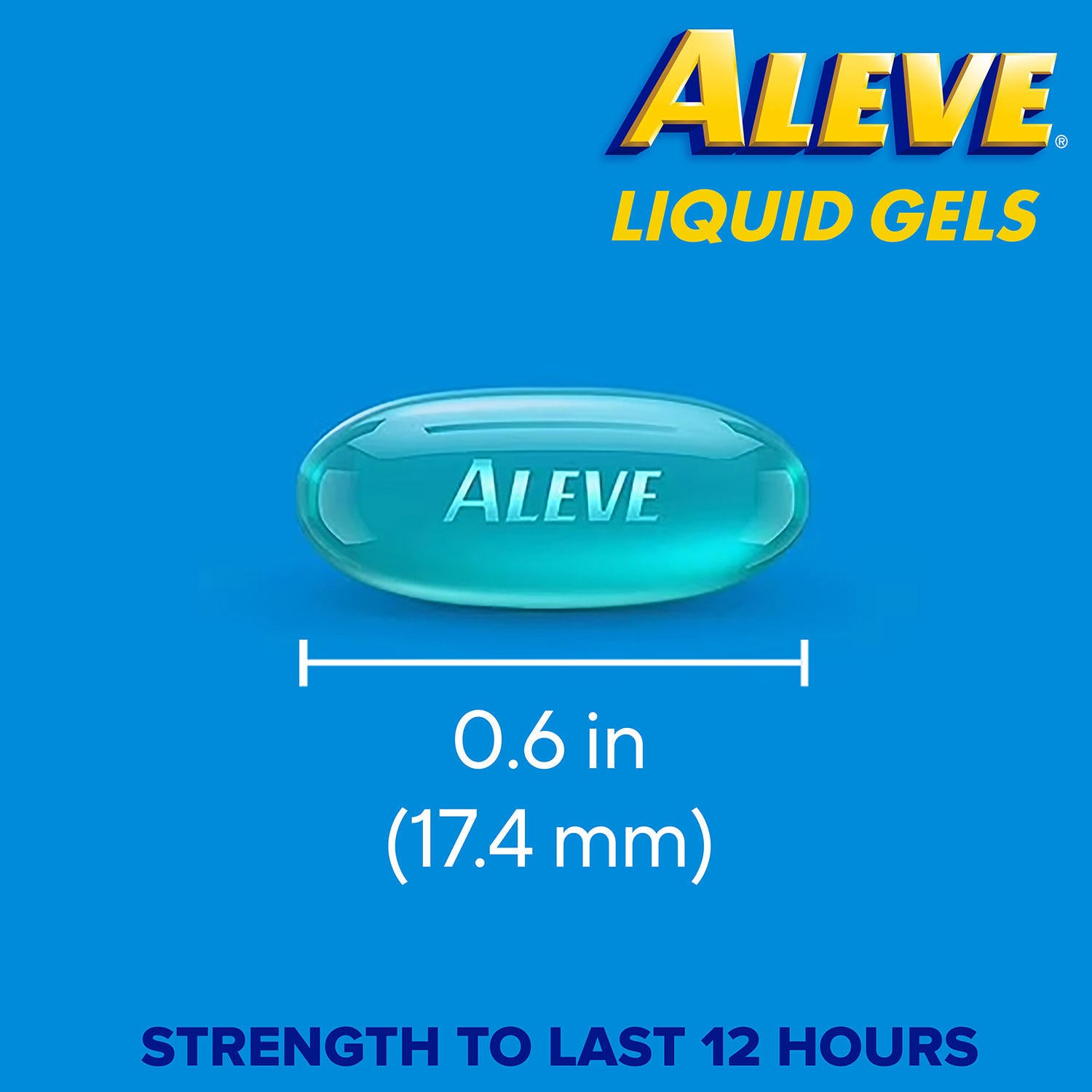 Aleve Naproxen Sodium  Pain Reliever Liquid Gels (120 ct.)
