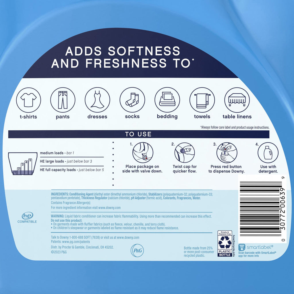 Downy Ultra Concentrated Liquid Fabric Conditioner, April Fresh (170 fl. oz., 251 loads)