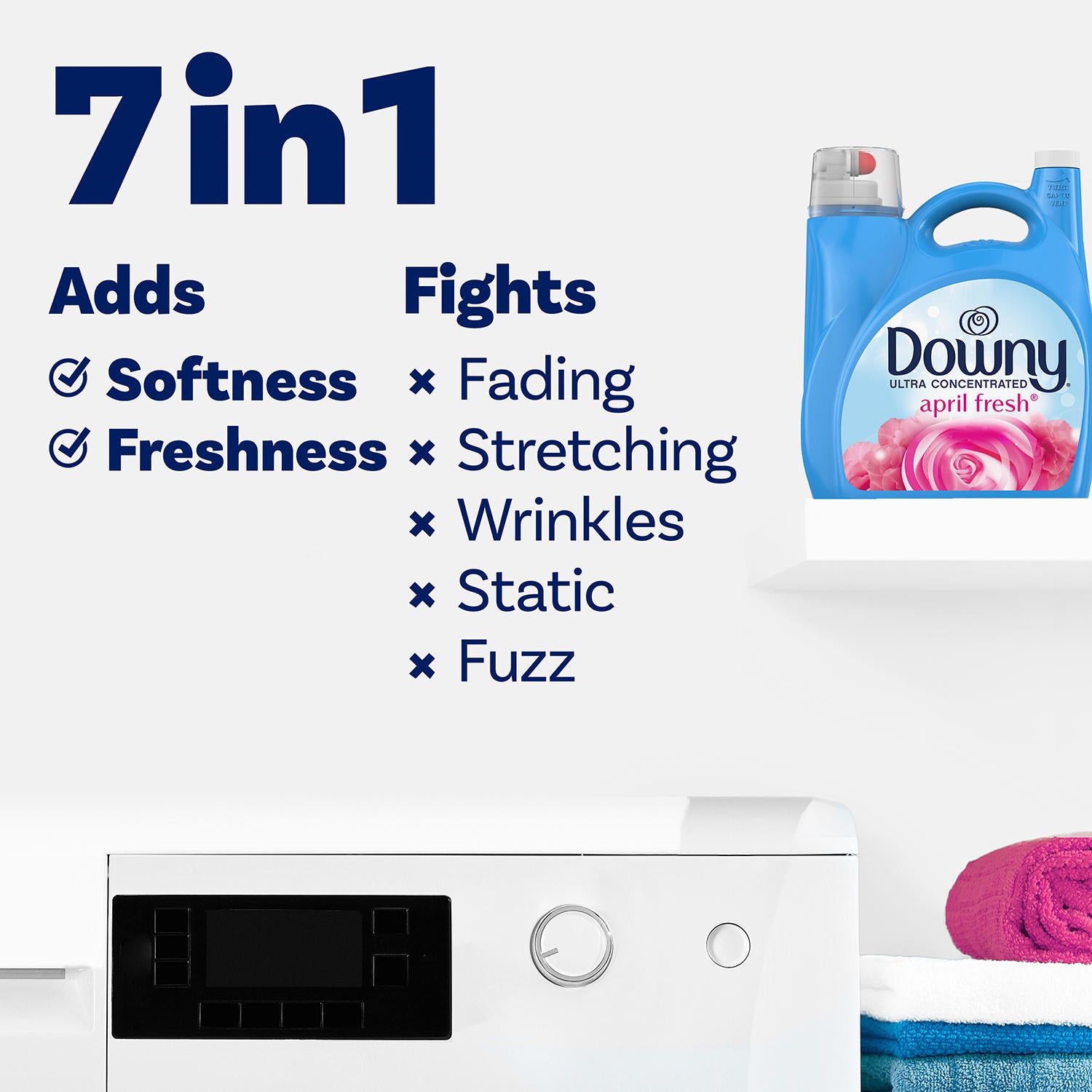 Downy Ultra Concentrated Liquid Fabric Conditioner, April Fresh (170 fl. oz., 251 loads)