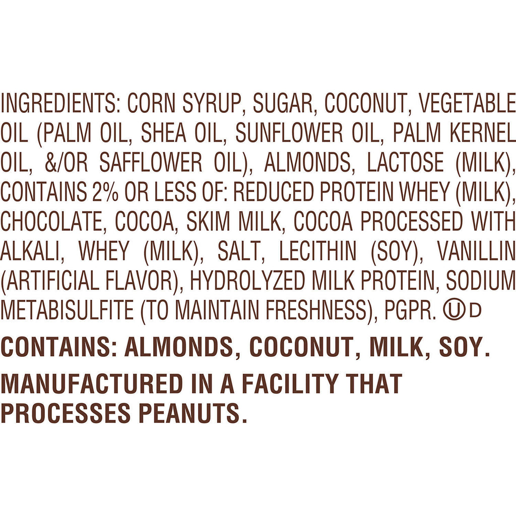 ALMOND JOY Coconut and Almond Chocolate Full Size, Bulk, Gluten Free, Individually Wrapped Candy Bars (1.61 oz., 36 ct.)