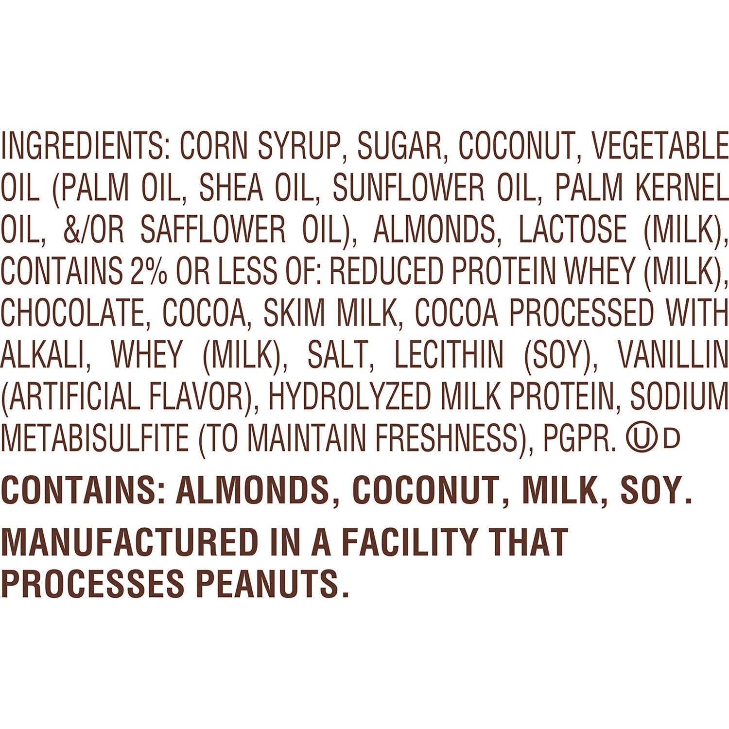 ALMOND JOY Coconut and Almond Chocolate Full Size, Bulk, Gluten Free, Individually Wrapped Candy Bars (1.61 oz., 36 ct.)