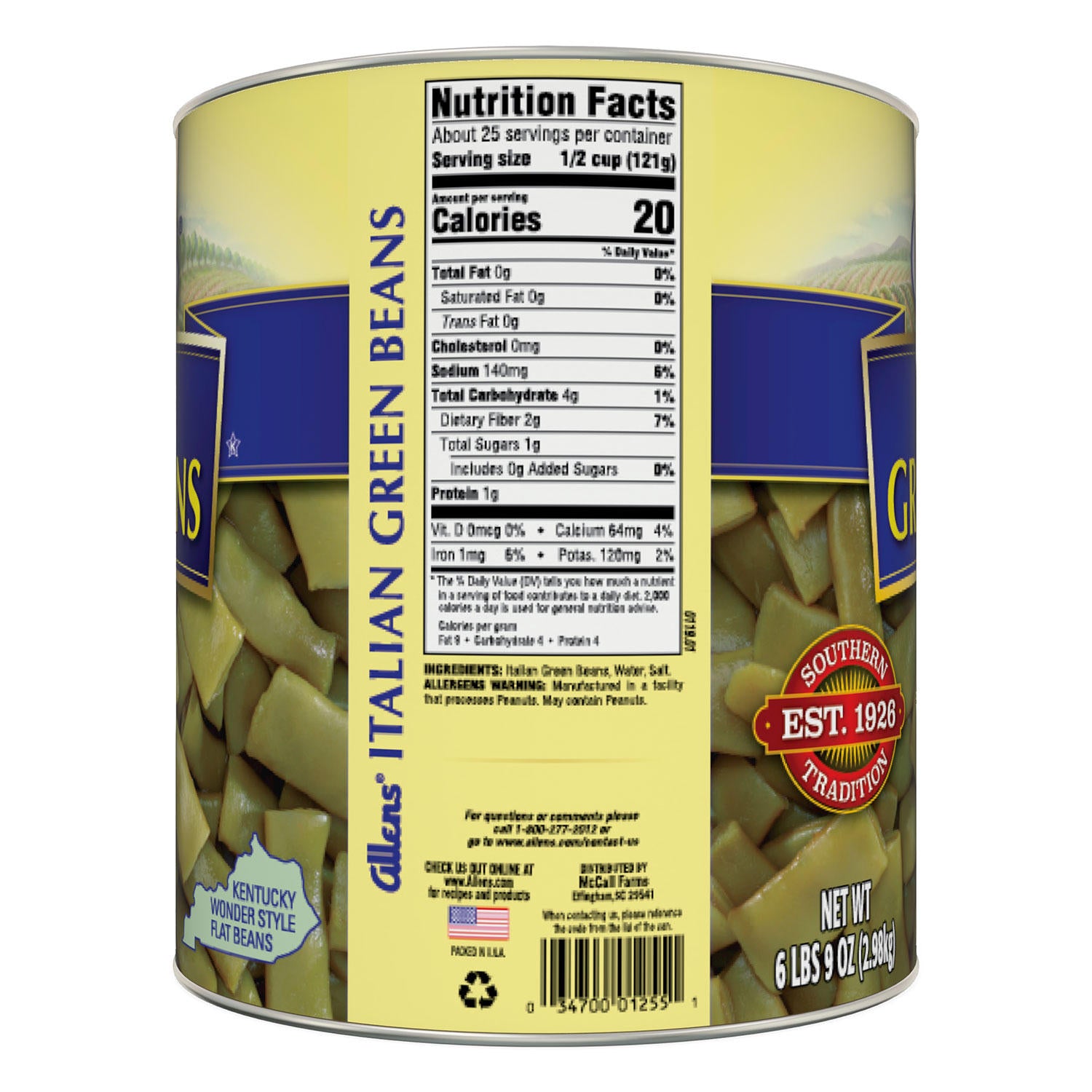 Allens Italian Style Green Beans (28 oz., 6 pk.)