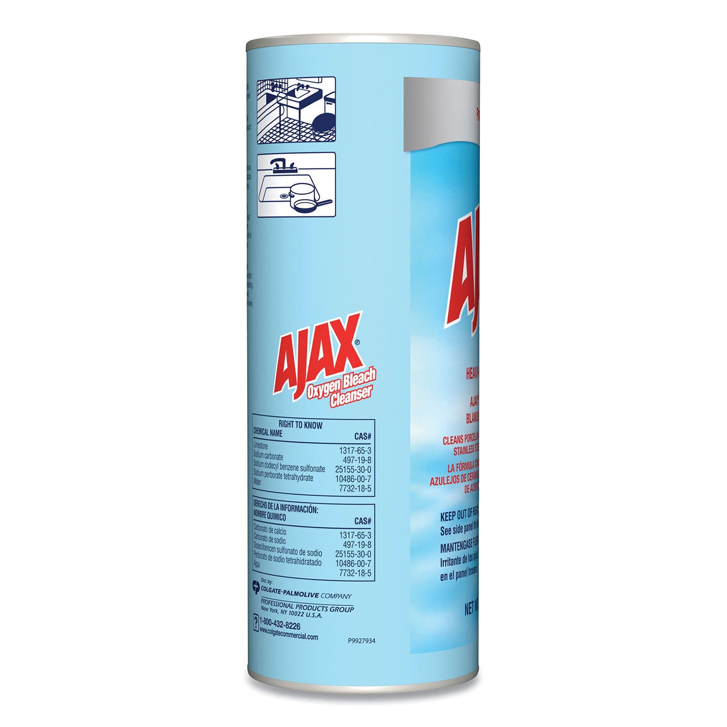 Ajax Oxygen Bleach Powder Cleanser (21 oz./can, 24 cans)