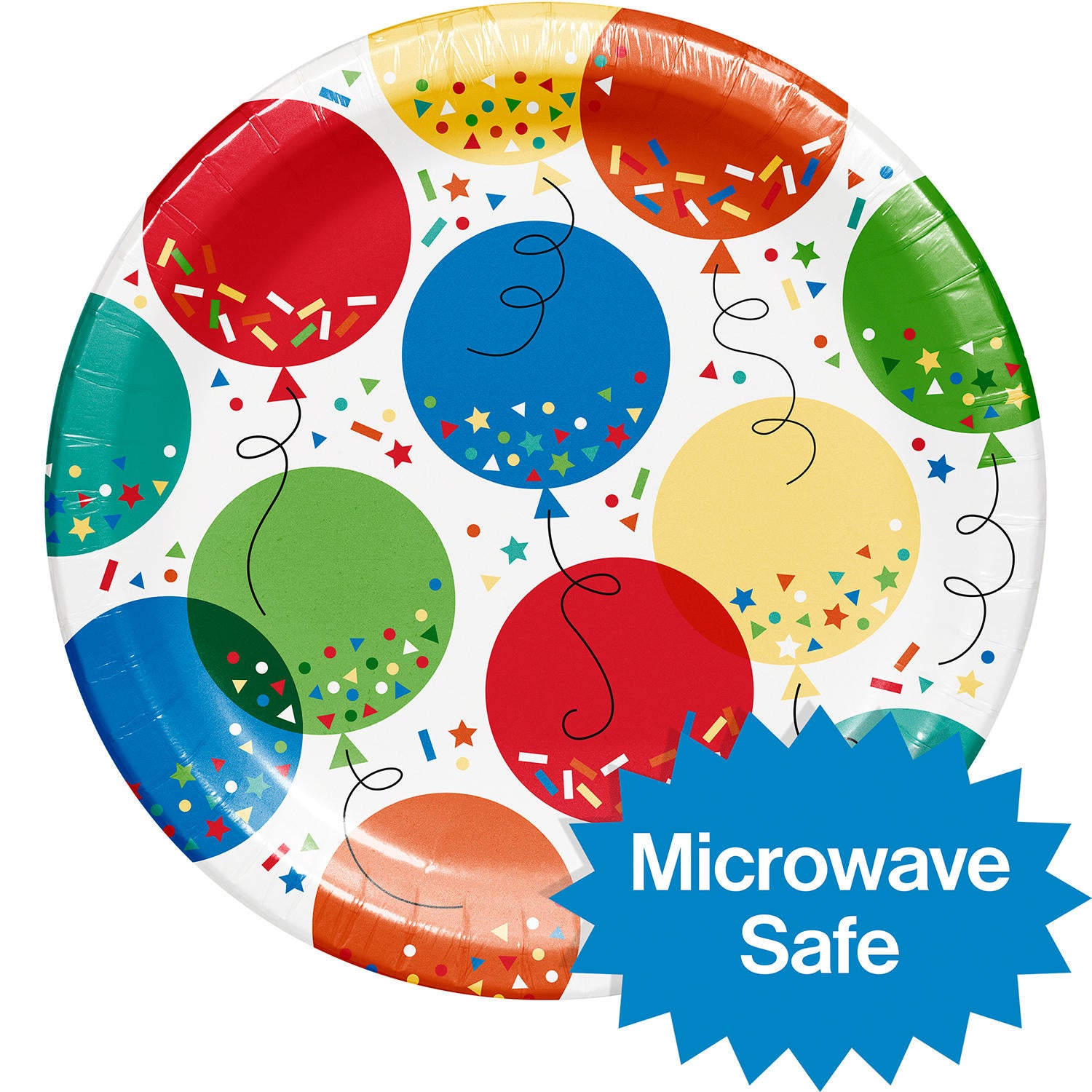 Artstyle Hip Hip Hooray Birthday Paper Plates, 10" (85 ct.)