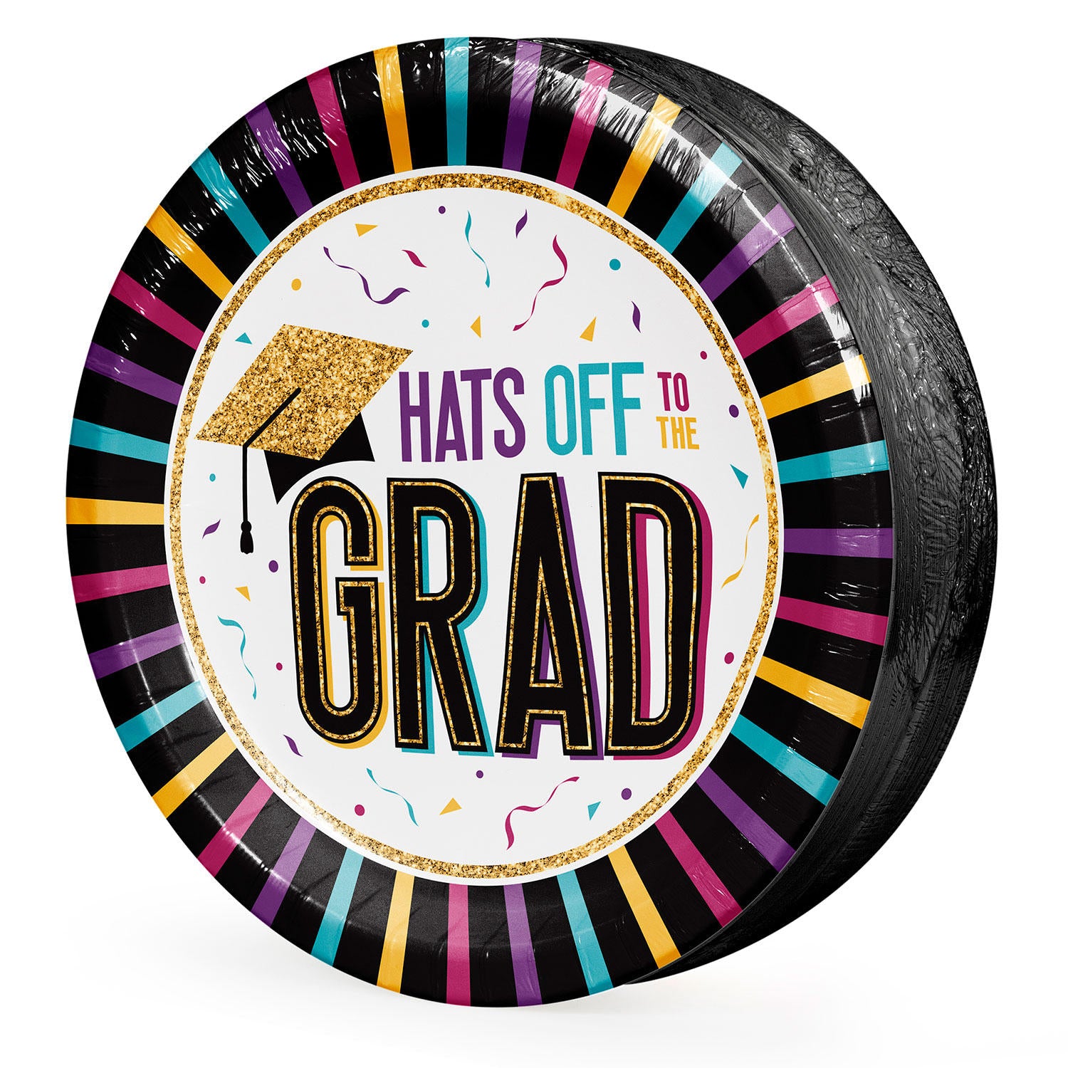 Artstyle Graduation Dinner Paper Plates, 10" (85 ct.)
