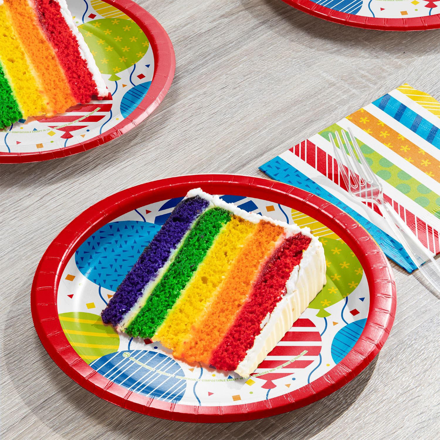Artstyle Hip Hip Hooray Birthday Paper Plates & Napkins Kit (285 ct.)