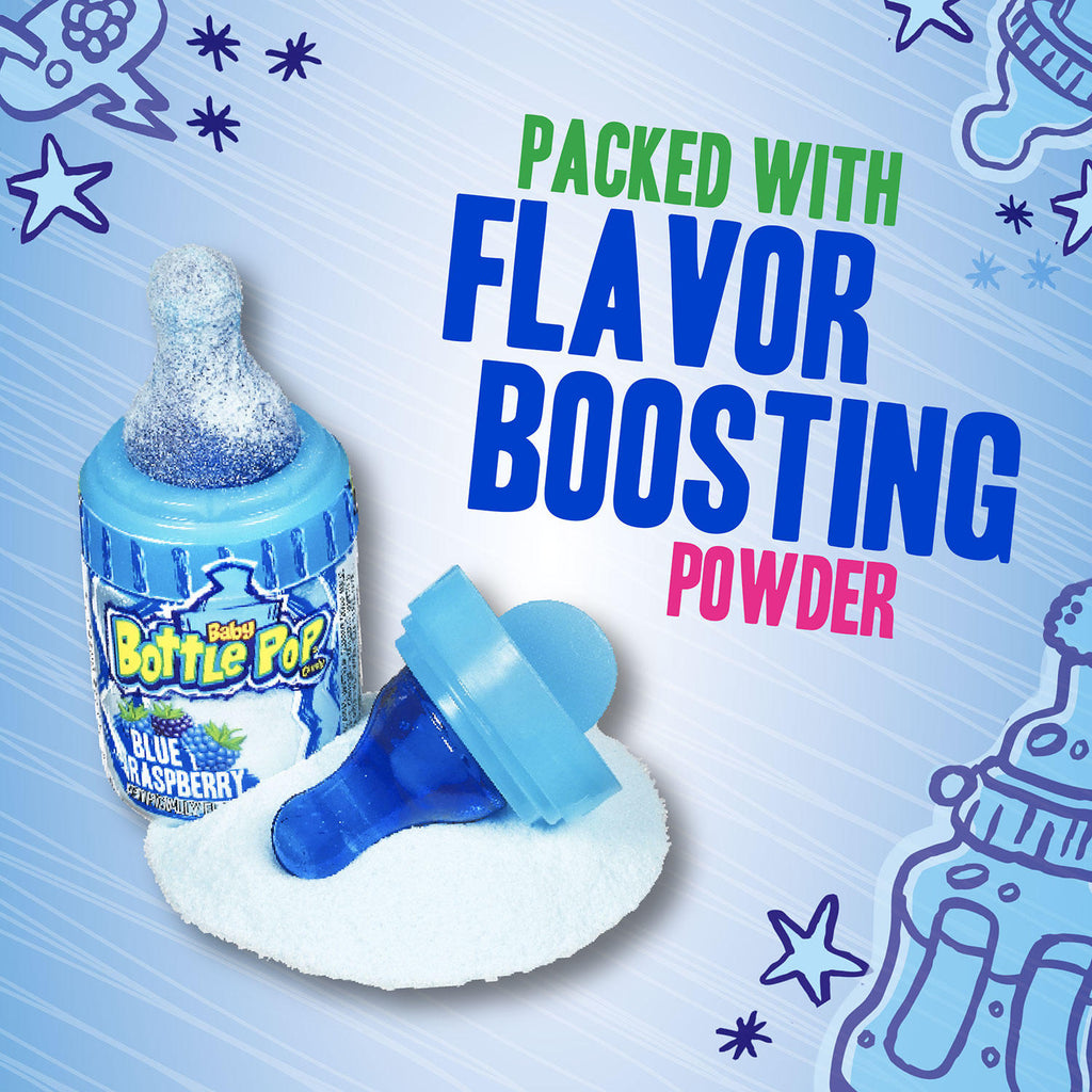 Baby Bottle Pop Original, Assorted Flavor Lollipops with Powdered Candy (0.85 oz., 20 ct.)