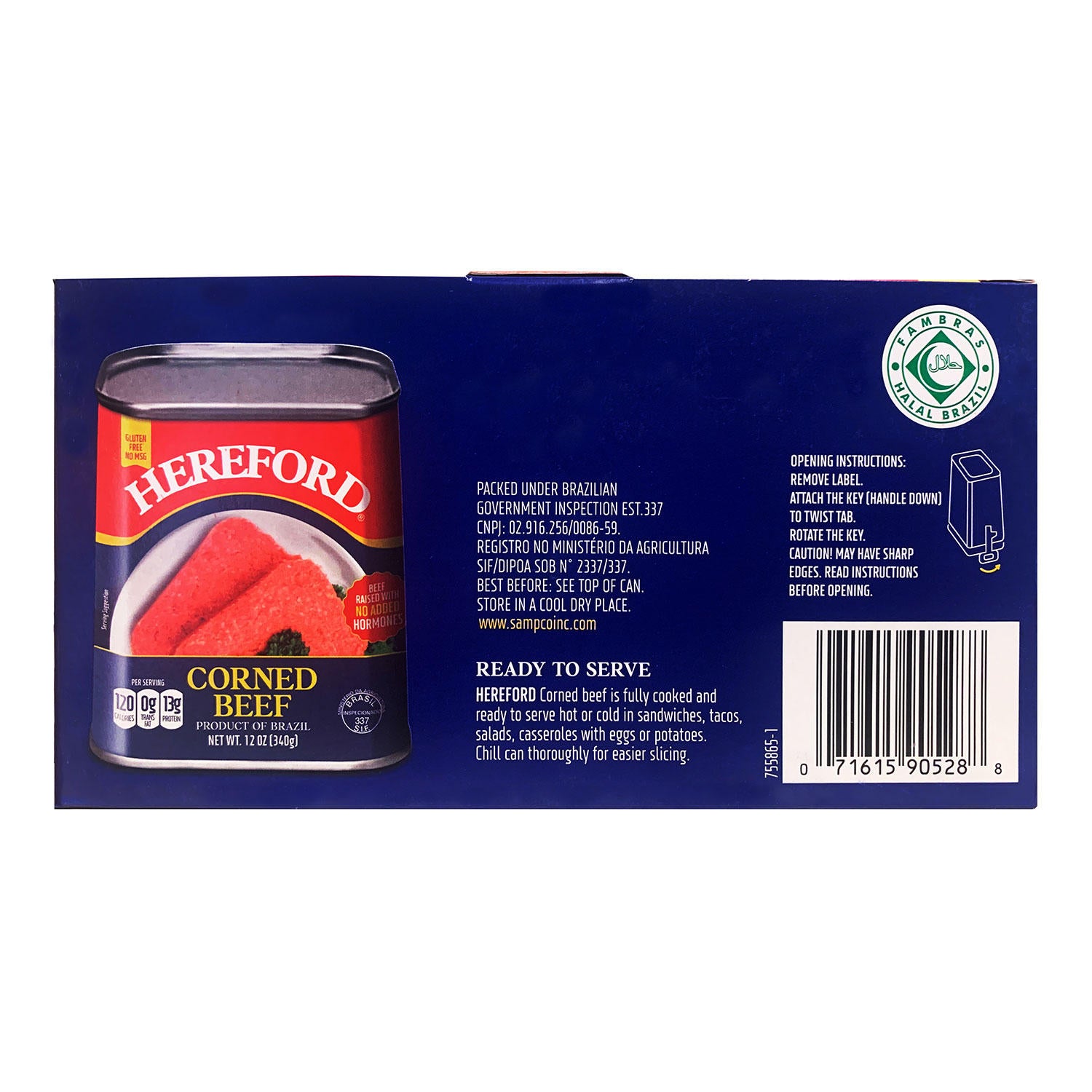 HEREFORD Corned Beef (12 oz., 3 pk.)