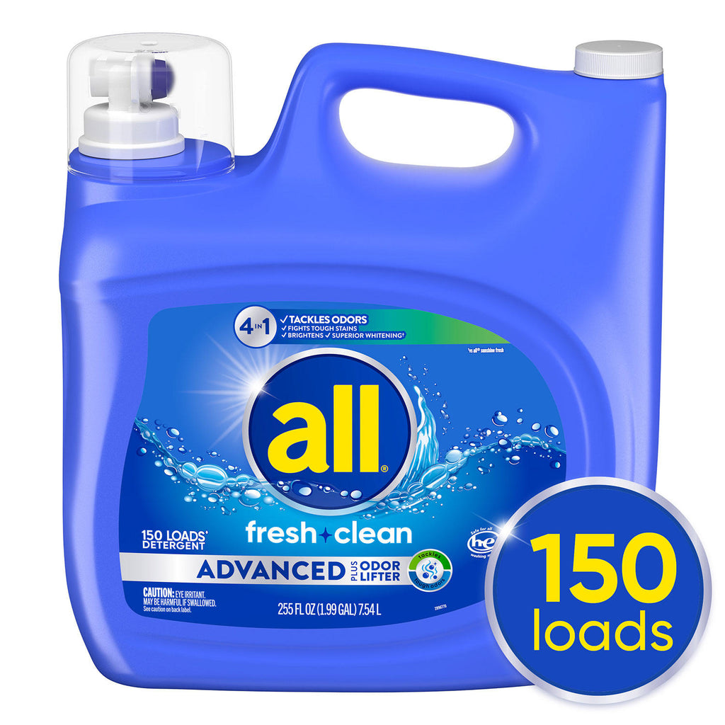 all Advanced 4-in-1 (150 loads., 255 fl. oz.)