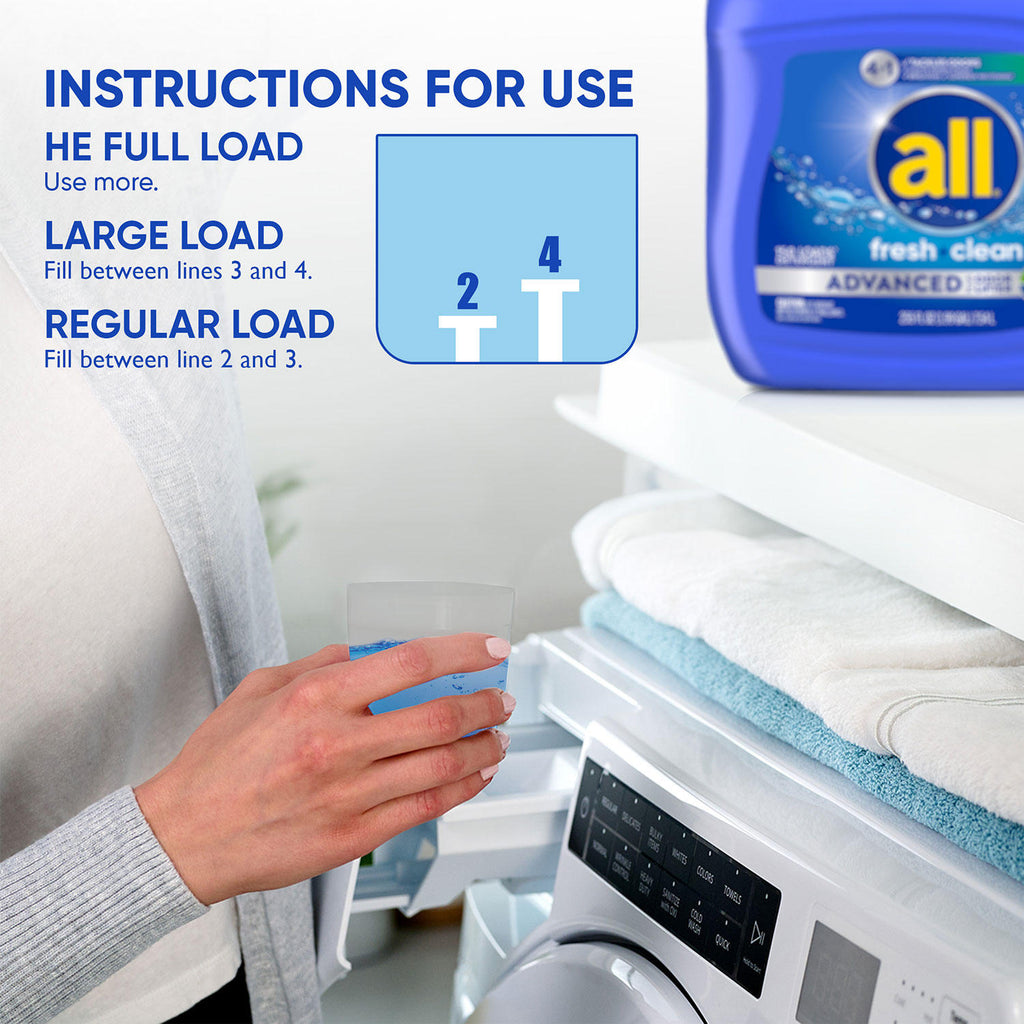all Advanced 4-in-1 (150 loads., 255 fl. oz.)