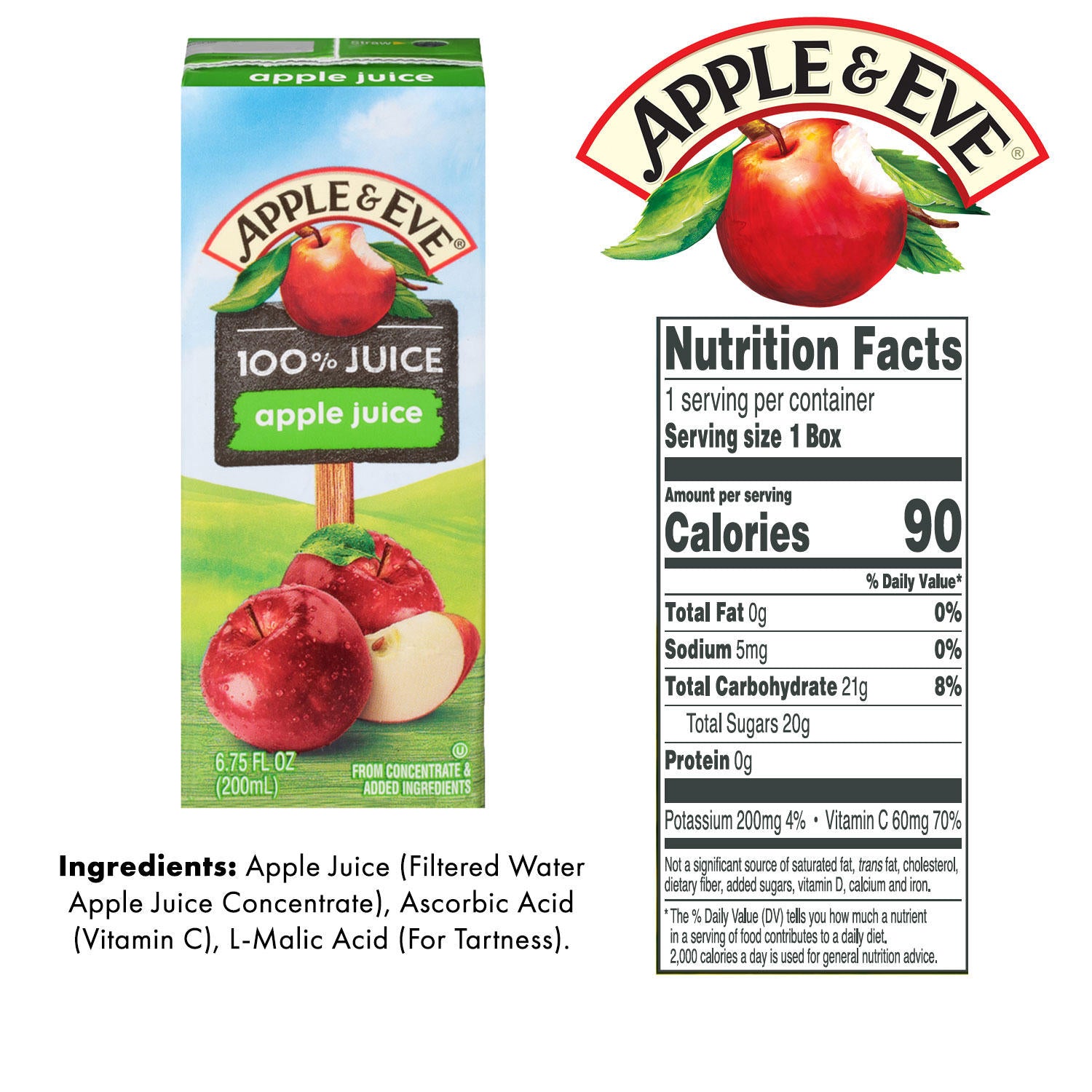 Apple & Eve 100% Juice Variety Pack (6.75 fl. oz., 36 pk.)