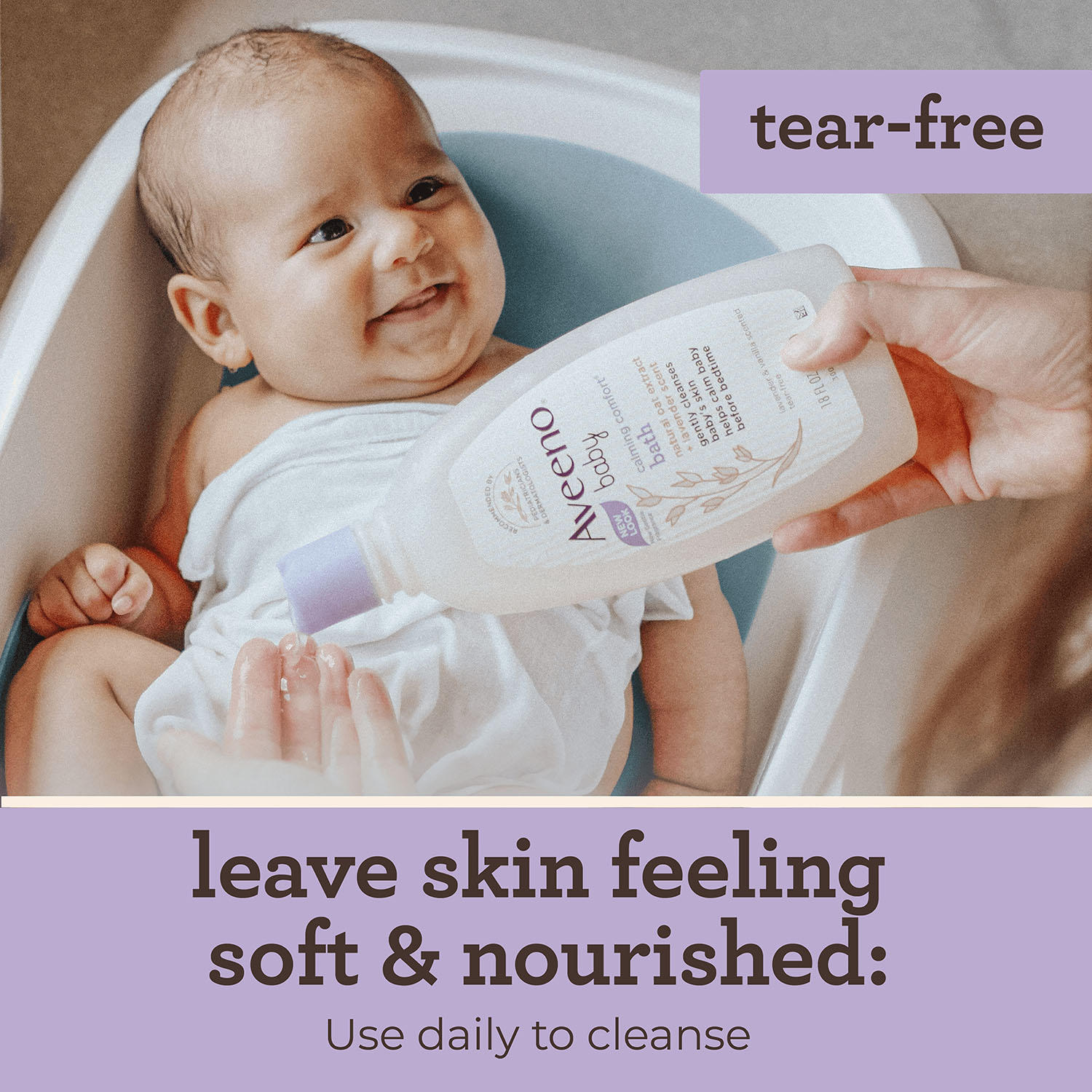 Aveeno Baby Calming Comfort Bath Wash (18 fl. oz., 2 pk.)