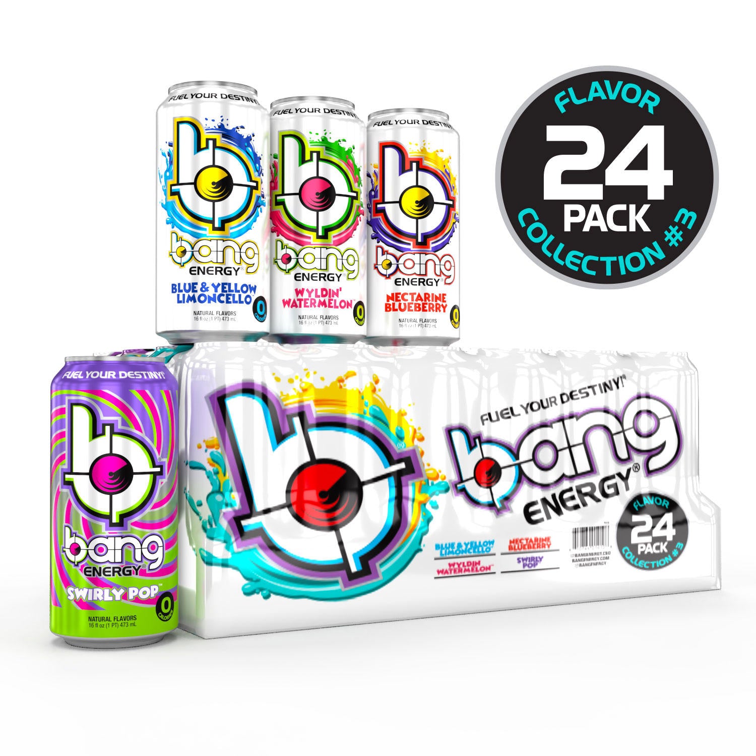Bang Energy Pink Variety Pack (16 fl. oz., 24 pk.)