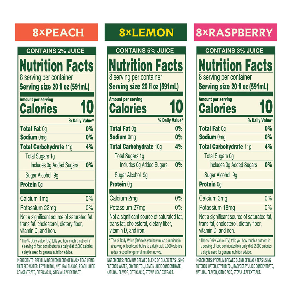 AriZona Diet Tea Variety Pack  (20 fl. oz., 24 pk.)