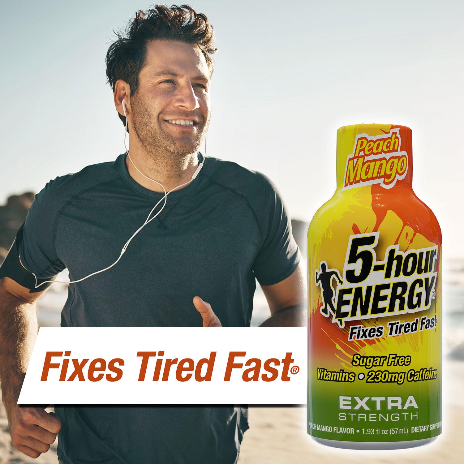 5-hour ENERGY Shot, Extra Strength, Peach Mango (1.93 oz., 24  ct.)