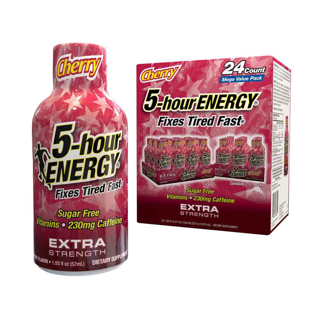 5-hour ENERGY Shot, Extra Strength, Cherry (1.93 oz., 24 ct.)