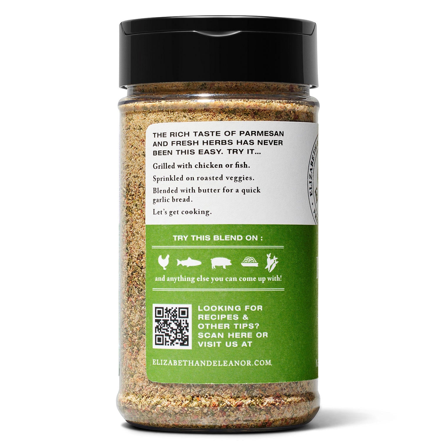 Elizabeth & Eleanor Parmesan Herb Seasoning Blend (9.1 oz.)