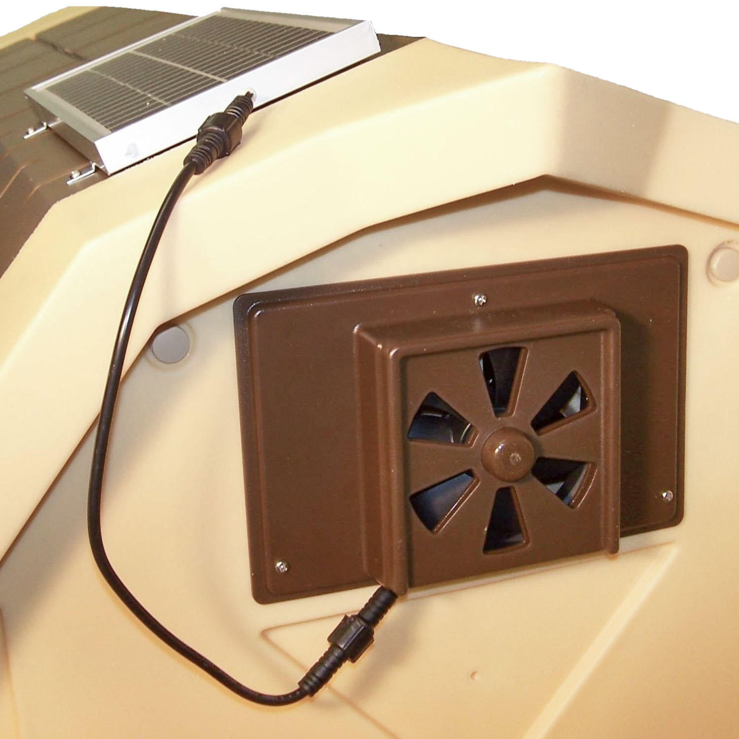 ASL Solutions Dog House Solar Powered Exhaust Fan (Choose Your Size)