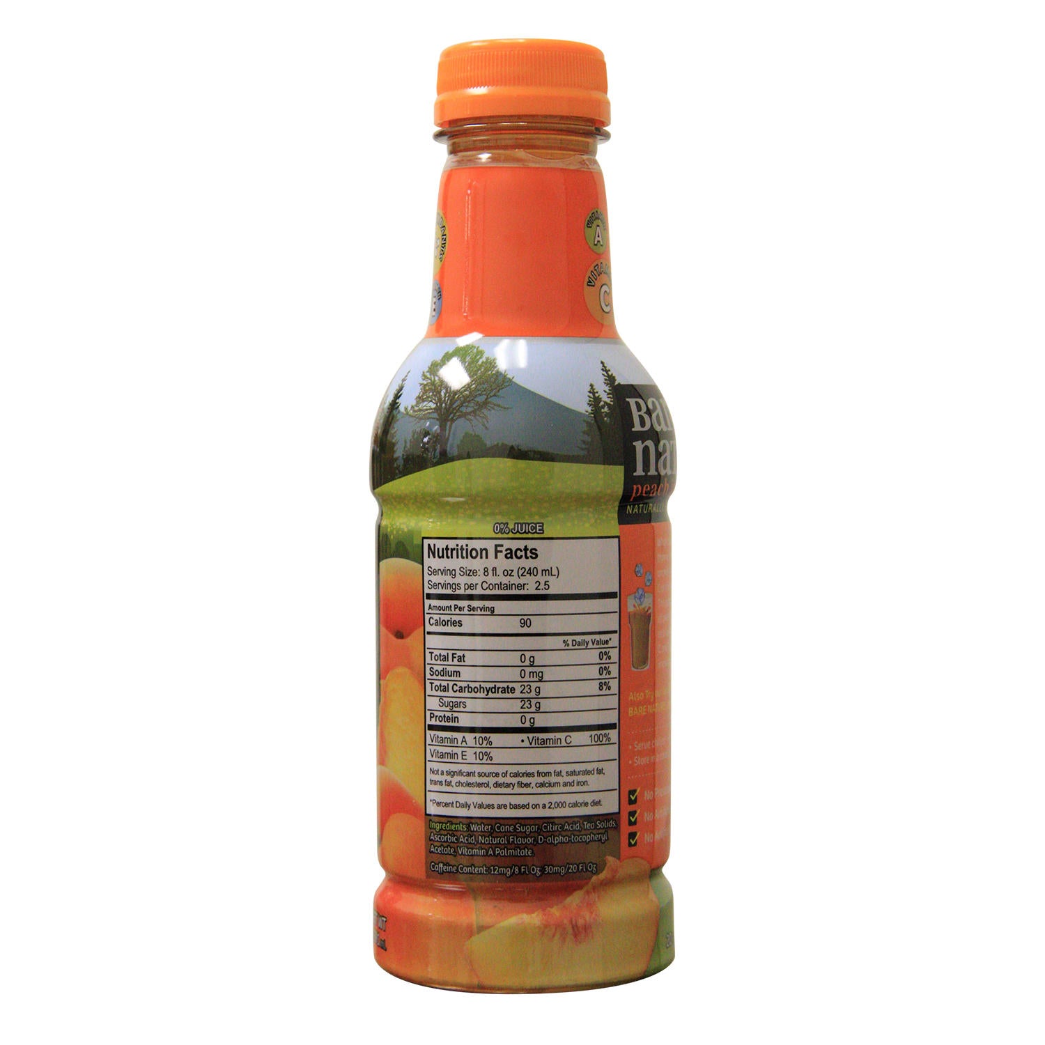 Bare Nature Peach Vitamin Iced Tea (20 oz., 12 pk.)