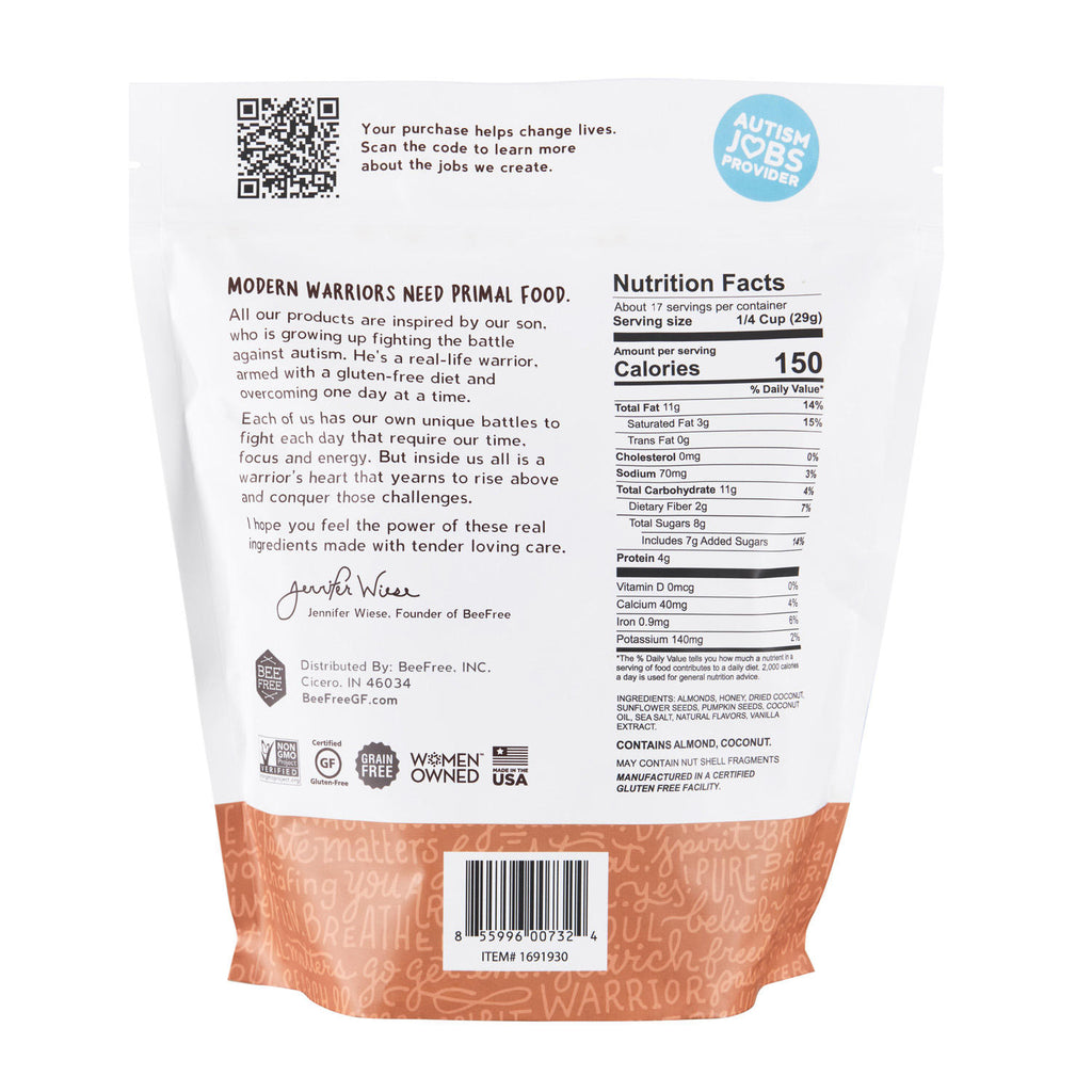 BeeFree Bob's Salted Caramel Warrior Mix (17 oz.)