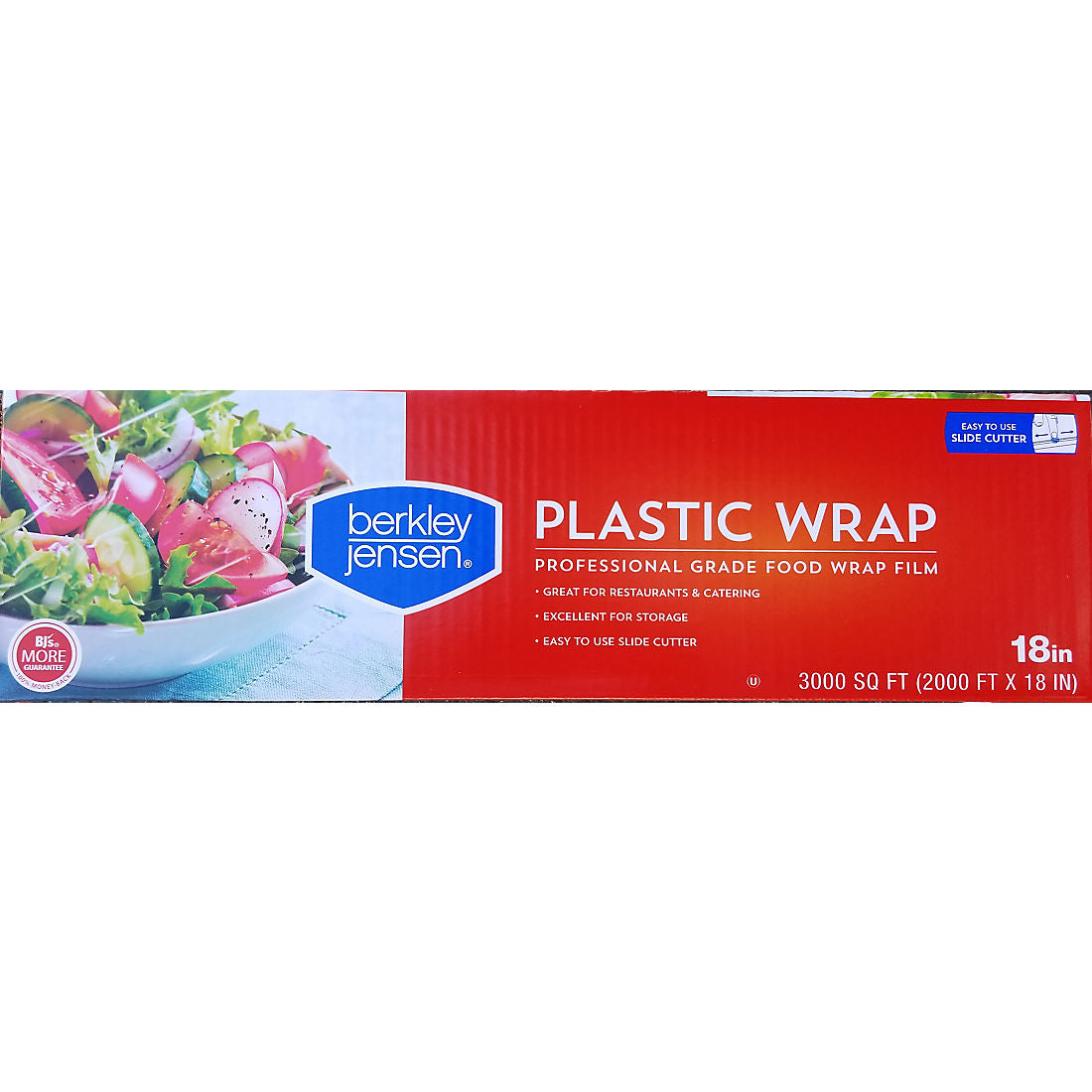 Berkley Jensen 18" x 3,000' Plastic Film Wrap - Clear
