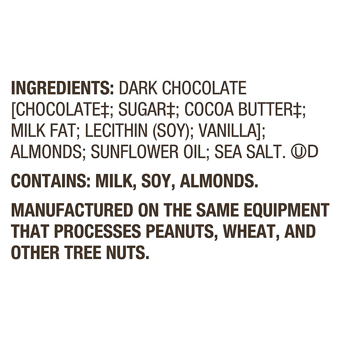 barkTHINS Dark Chocolate Almond With Sea Salt, 20 oz.