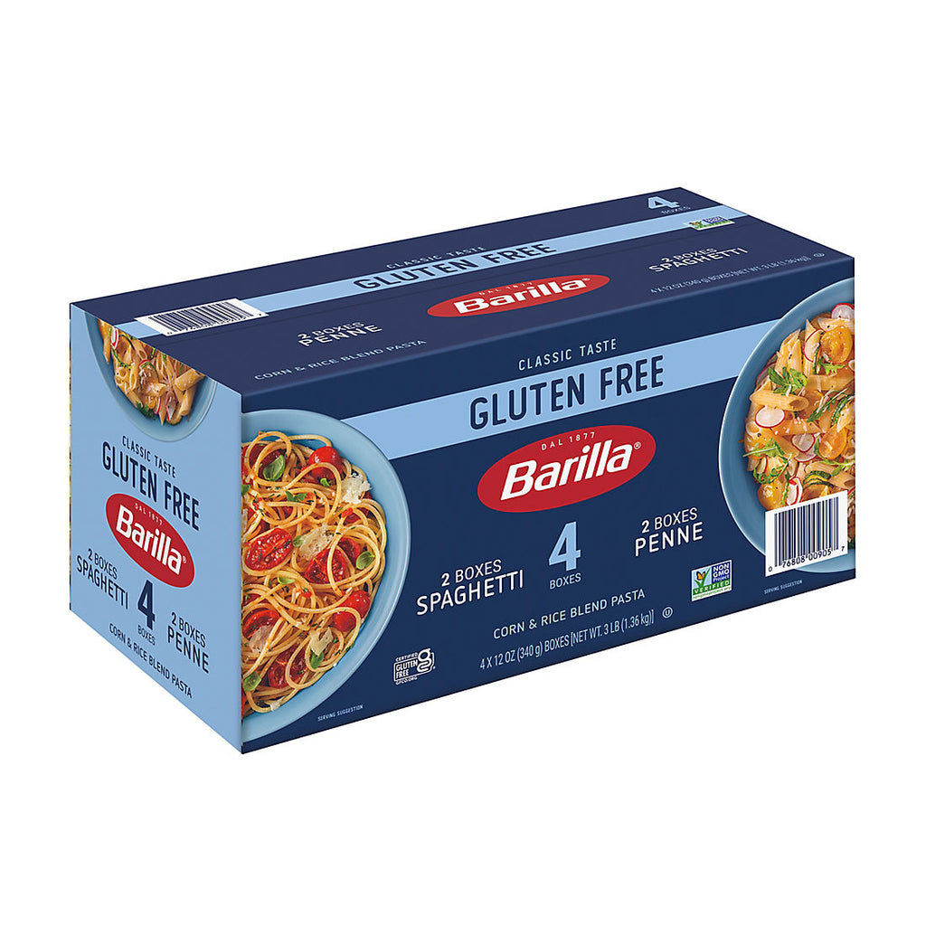 Barilla Gluten Free Penne and Spaghetti Variety Pack, 4 pk./12 oz.
