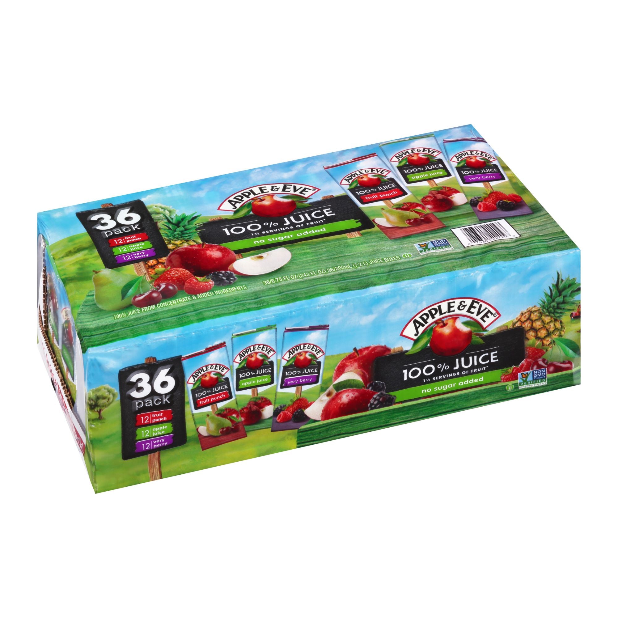 Apple & Eve 100% Fruit Juice Bonus Variety Pack, 36 pk./6.7 oz.