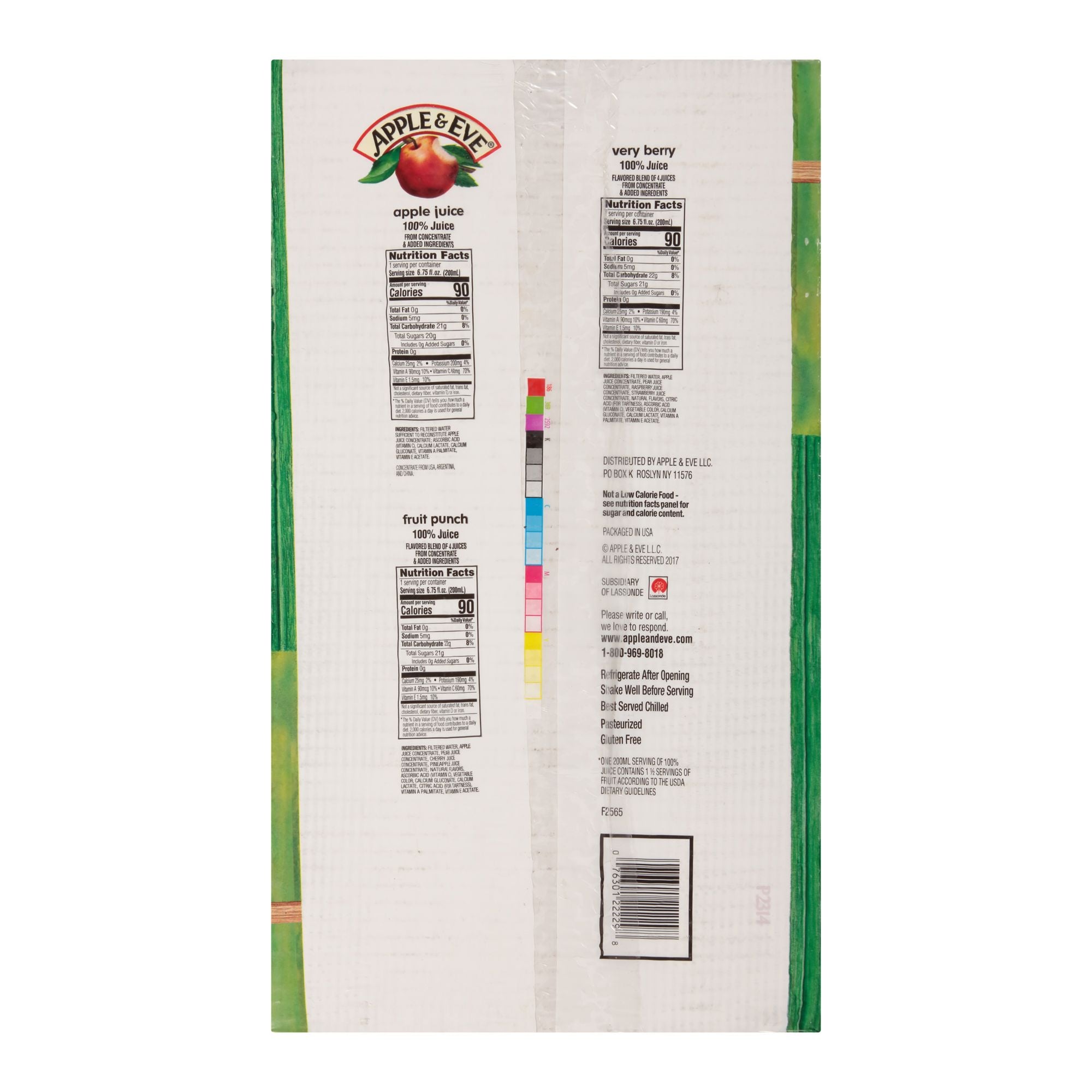 Apple & Eve 100% Fruit Juice Bonus Variety Pack, 36 pk./6.7 oz.
