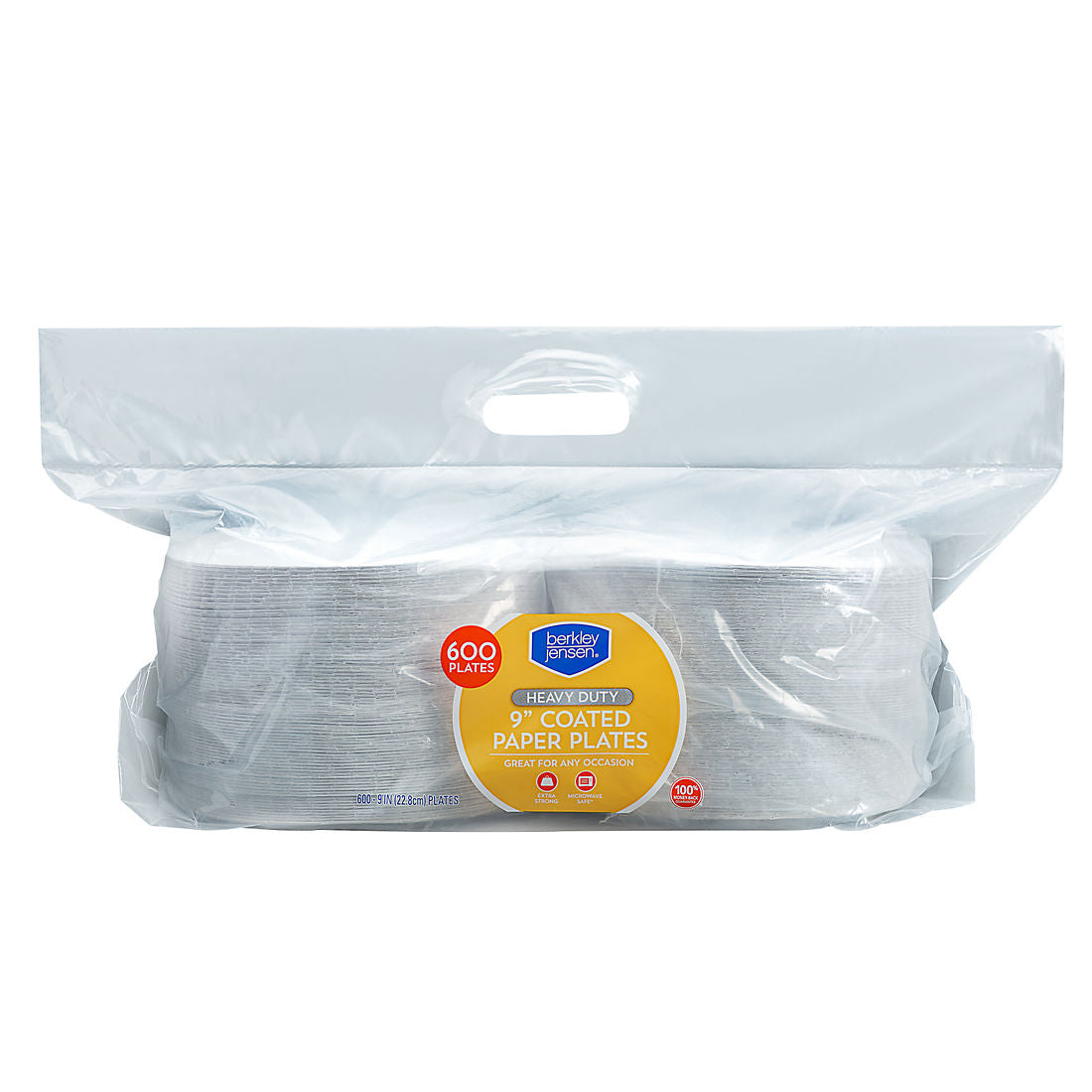 Berkley Jensen 9" Paper Plate, 600 ct.