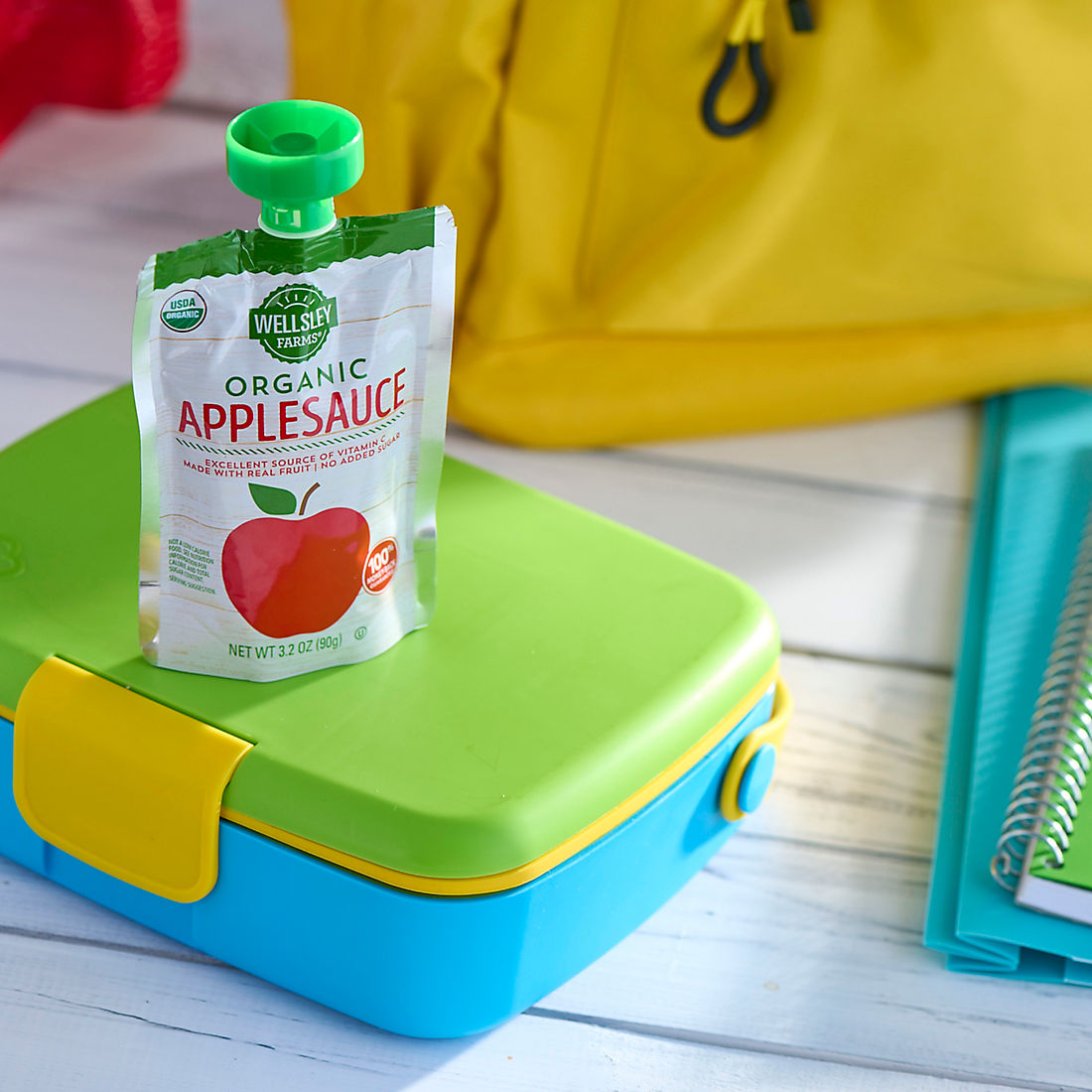 Wellsley Farms Organic Applesauce Pouches, 24 ct.