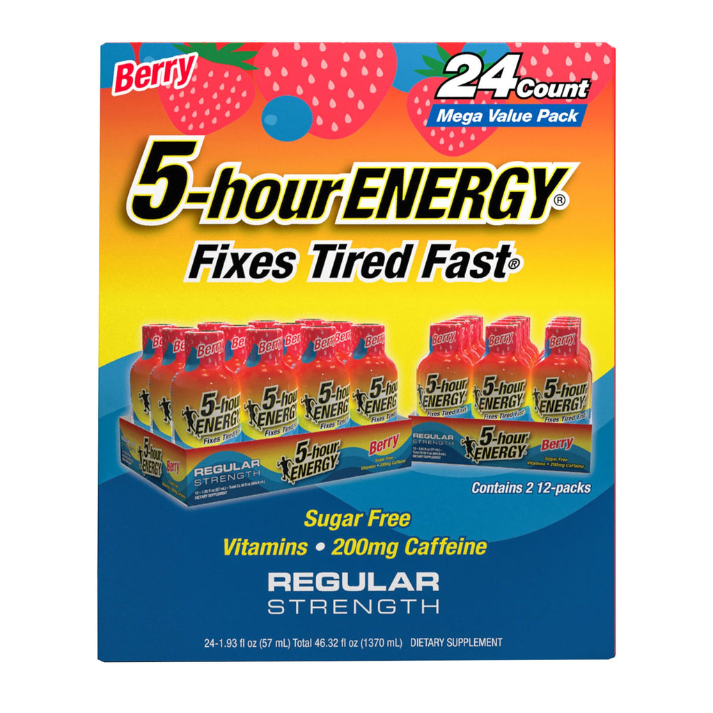5 Hour Energy Berry, 24 pk.