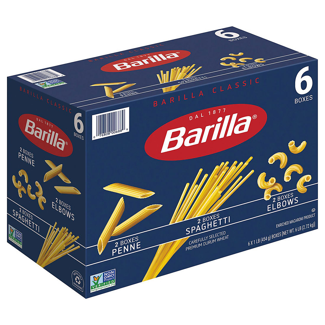 Barilla Pasta Variety Pack, 6 lbs.