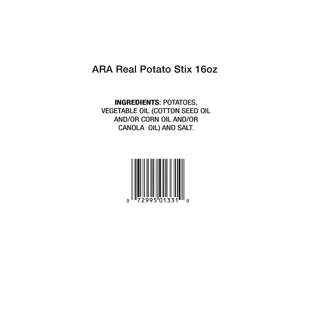 ARA Real Potato Stix, 16 oz.