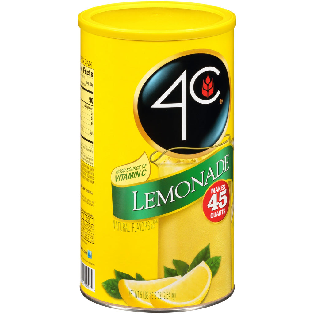 4C Lemonade Drink Mix, 13.2 oz.