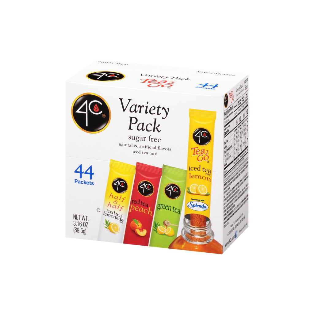 4C Foods Tea 2 Go Stix Variety Pack, 44 ct.