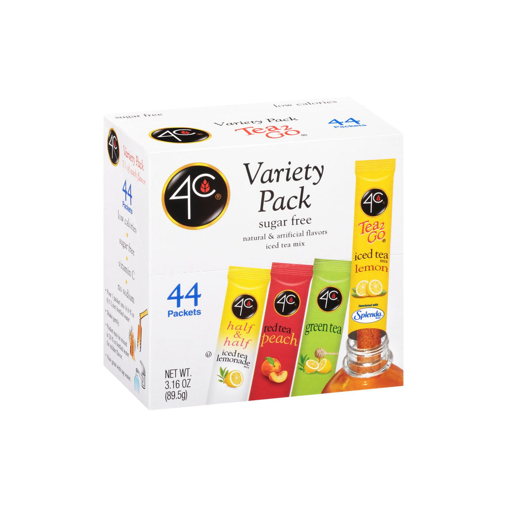 4C Foods Tea 2 Go Stix Variety Pack, 44 ct.
