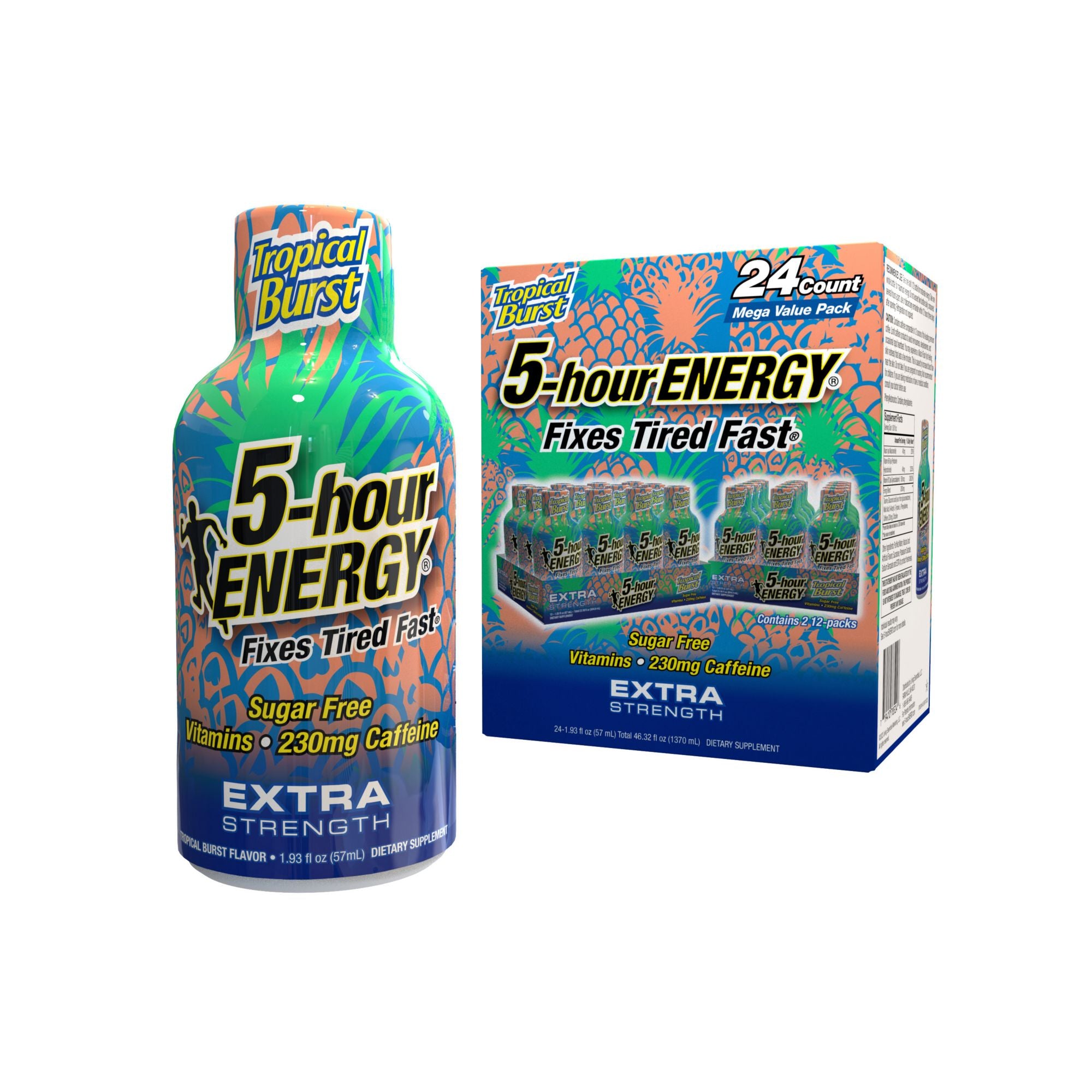 5 Hour Energy Tropical Burst, 24 pk.