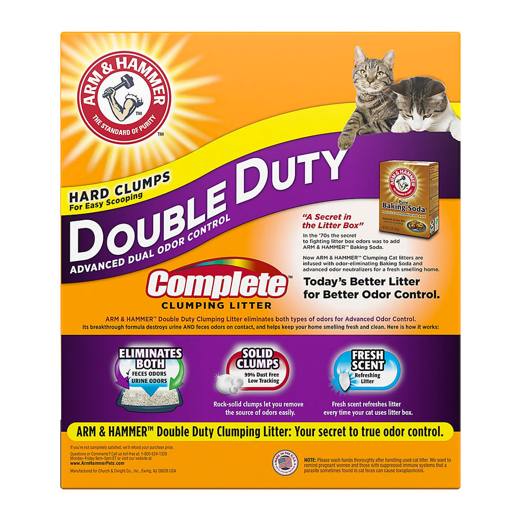 Arm & Hammer Double Duty Complete Clumping Litter, 40 lbs.