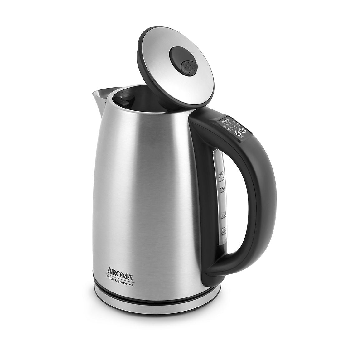 AROMA Professional 1.7 L 7-Cup Electric Stainless Steel Kettle AWK-1800SD