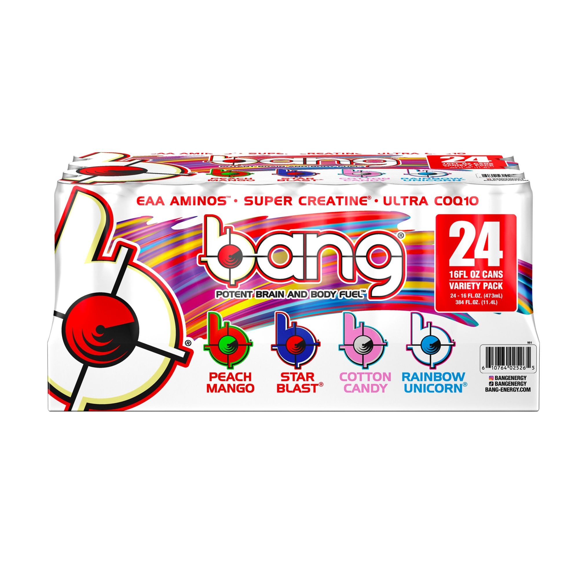 Bang Energy 16-ounce Variety Pack #2, 24 ct.