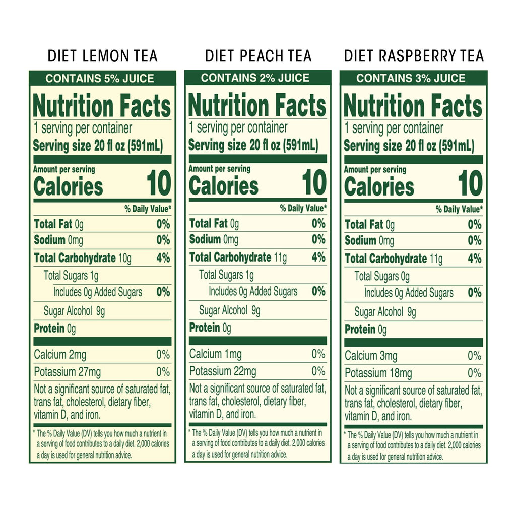 Arizona Beverage Diet Variety Tea, 20 oz.