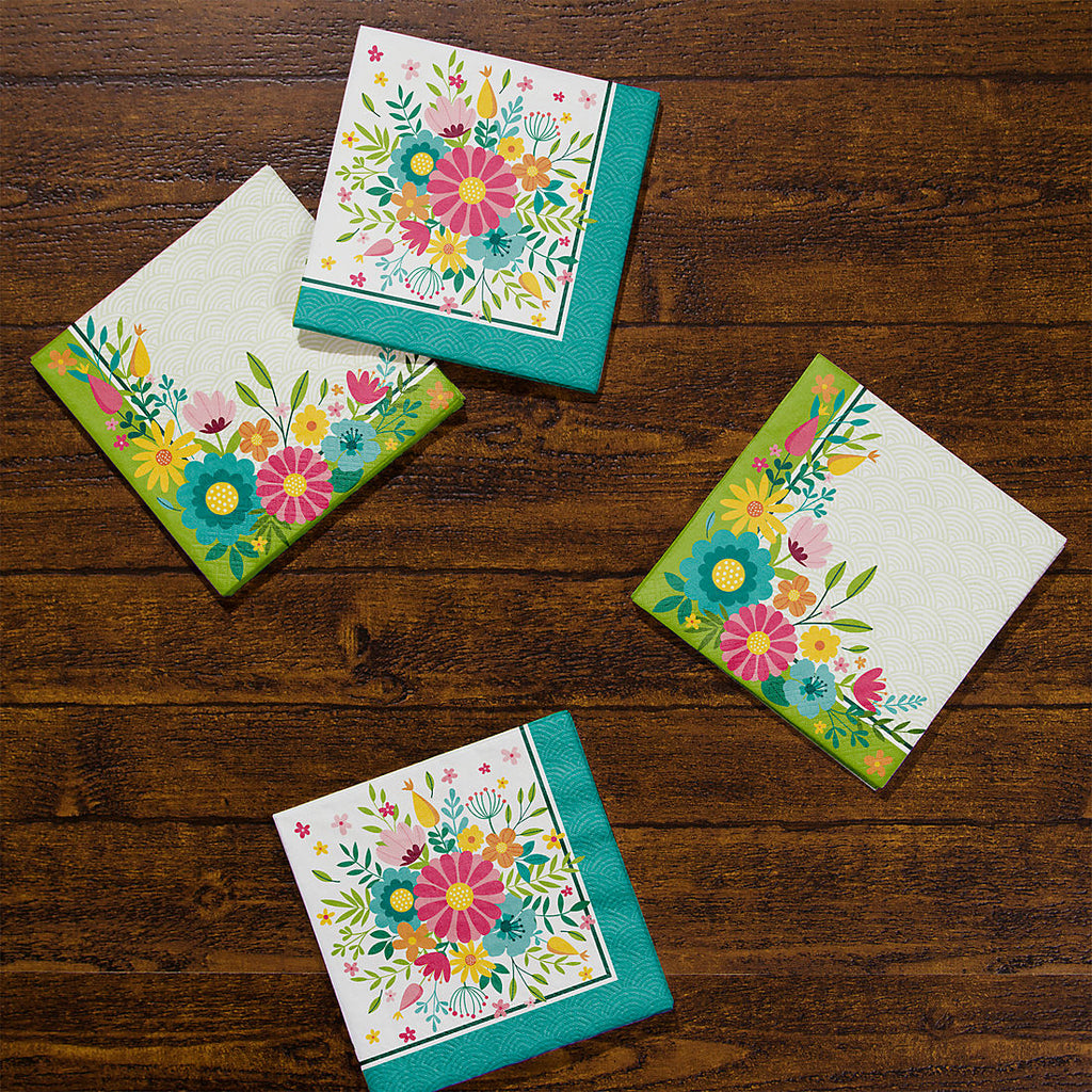 Berkley Jensen Botanical Bunch Lunch Napkin, 150 ct.