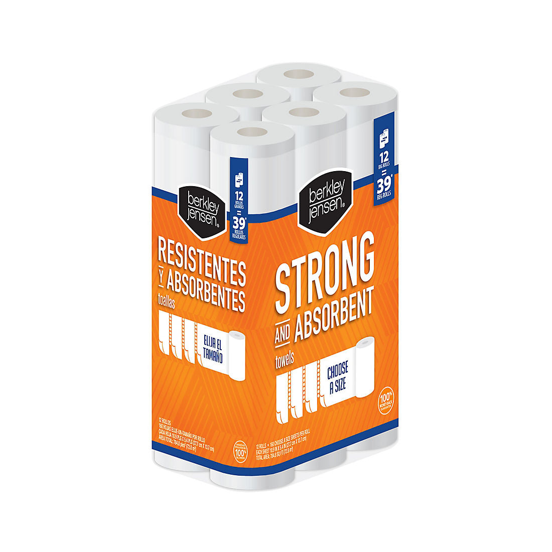 Berkley Jensen Choose-a-Size Everyday Paper Towel, 12 ct.