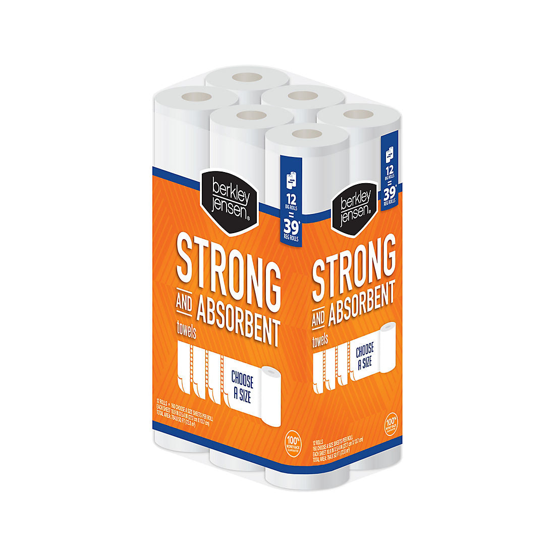Berkley Jensen Choose-a-Size Everyday Paper Towel, 12 ct.