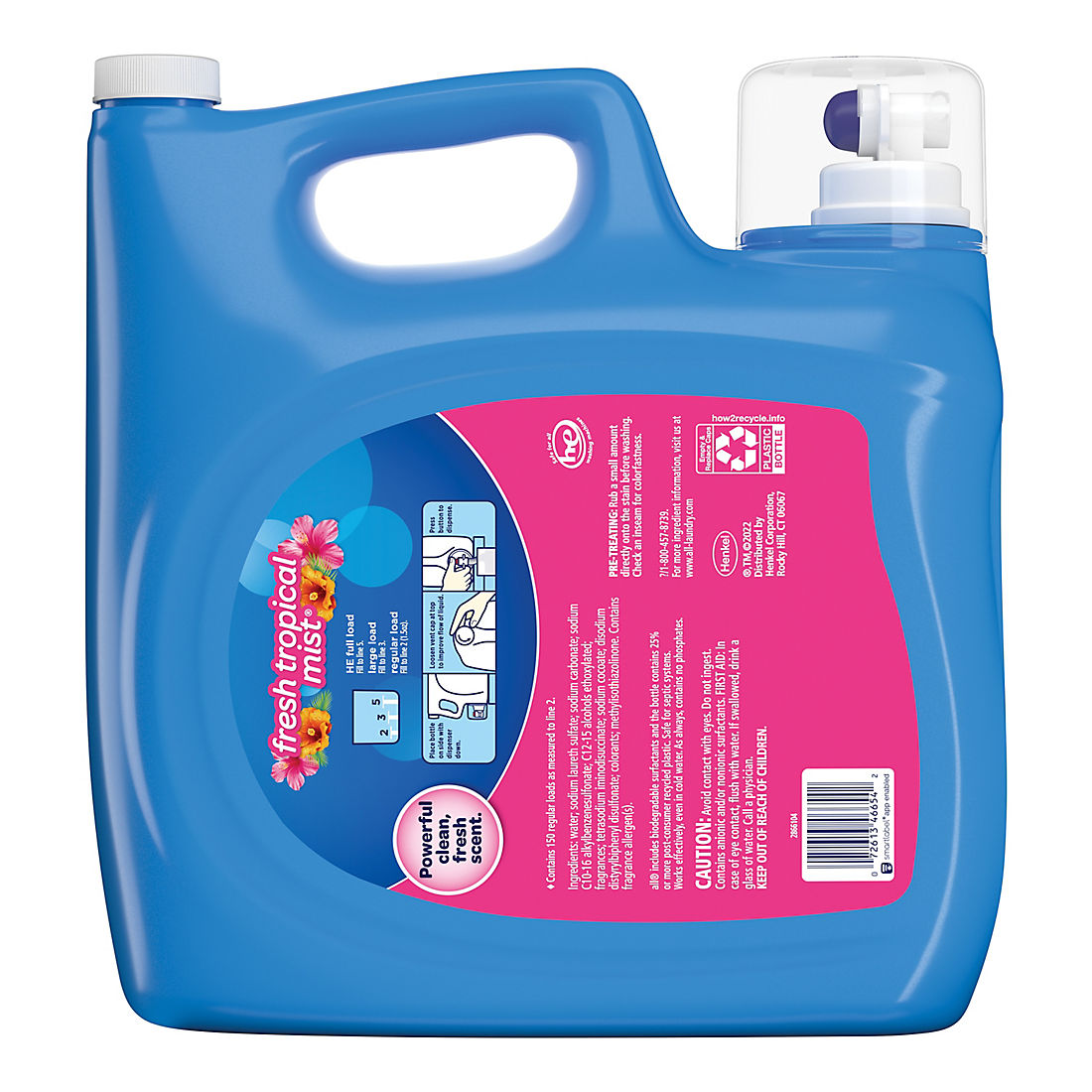 all Fresh Tropical Mist with Stainlifters, 225 fl. oz.